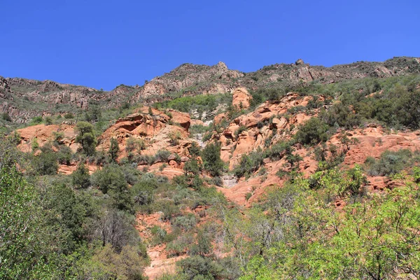 Sedona Arizona kırmızı kaya oluşumu — Stok fotoğraf