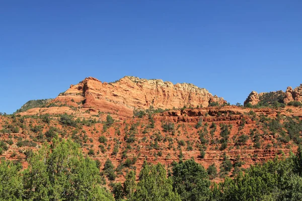 Červené skalní útvar v Arizoně Sedona — Stock fotografie