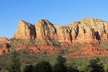 Sedona Arizona kırmızı kaya oluşumu