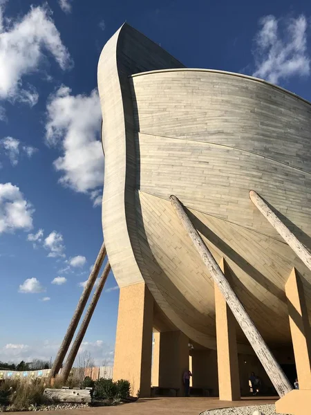 Williamstown Usa November 2017 Exterior Noah Ark Replica Ark Encounter — Stock Photo, Image