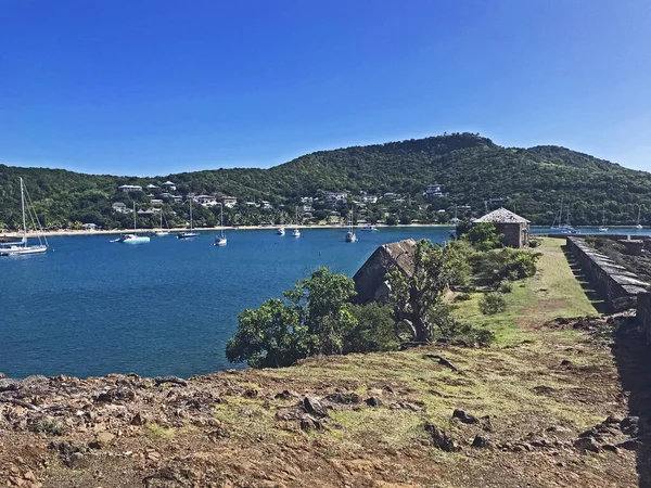 Vista Del Puerto Inglés Barcos Mientras Camina Hacia Península Fort — Foto de Stock