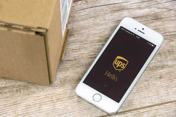 UPS app iphone üzerinde