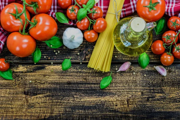 Ingredientes alimentares italianos — Fotografia de Stock