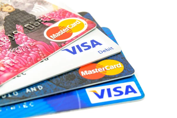 Opciones de tarjetas de crédito — Foto de Stock