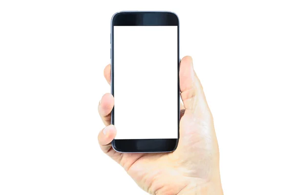 Blank smartphone in the hand. — Stock Photo, Image