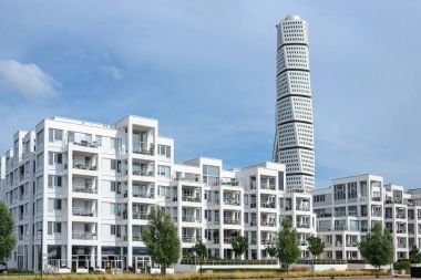 Lüks daire ve Turning Torso gökdelen