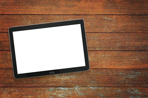 Moderne digitale tablet in vintage stijl — Stockfoto