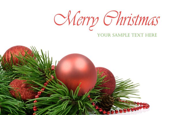 Minimalist Christmas greeting card