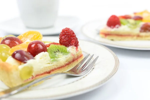 Здоровый фруктовый десерт — стоковое фото