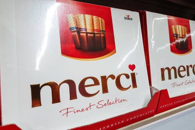 Merci çikolata Satılık süpermarket