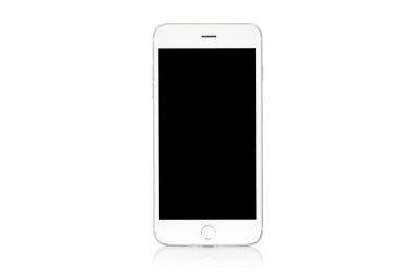 Modern beyaz smartphone