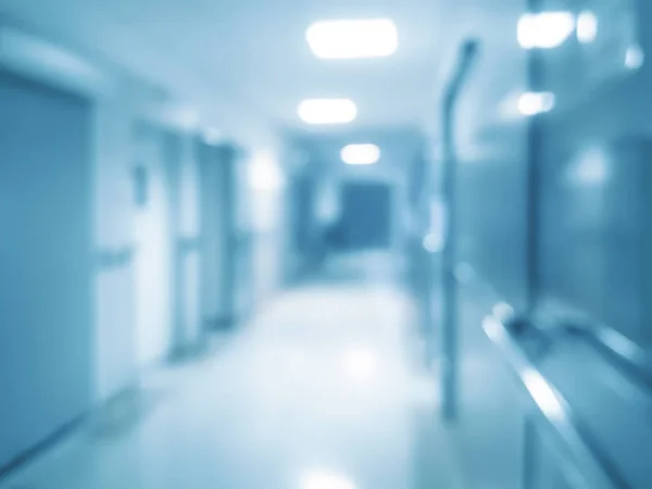 Размытый больничный коридор — стоковое фото