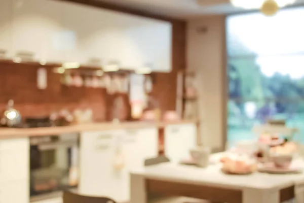 Blurred kitchen background