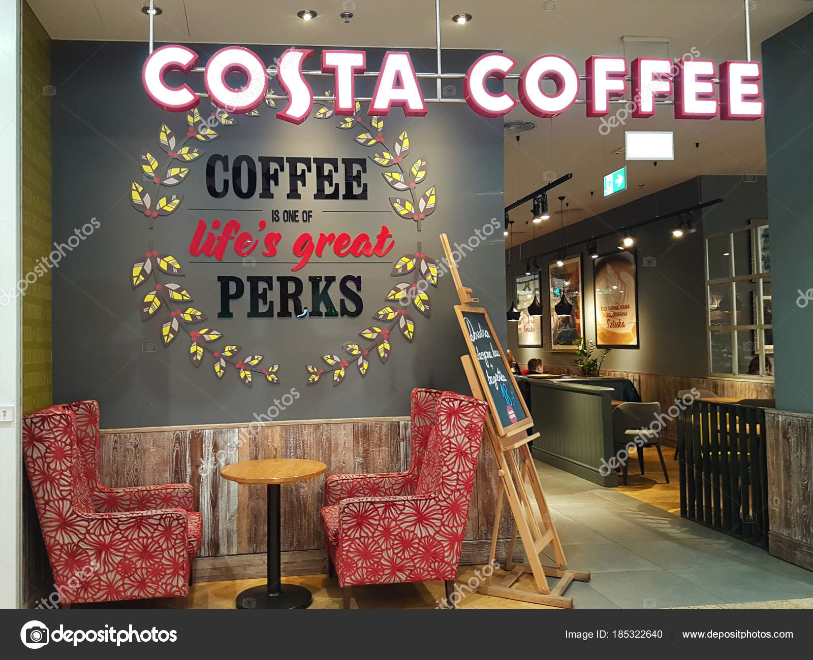 Costa Coffee Cafe Redaktionelles Stockfoto C Wdnet 185322640