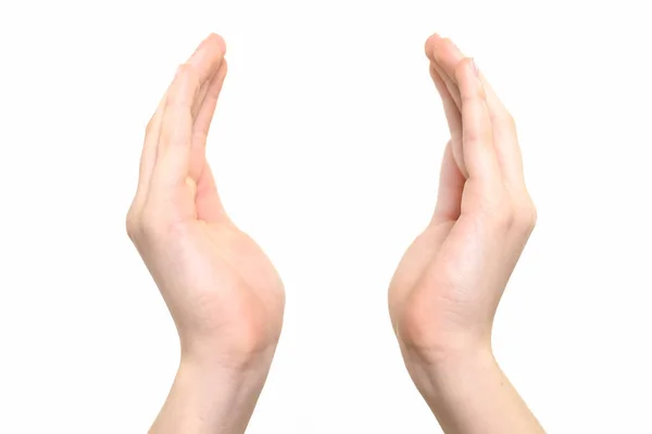 Két nyitott kéz — Stock Fotó
