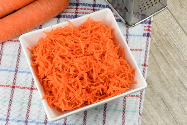 Fresh carrot salad Stock Image