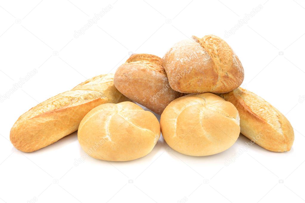 Variety of fresh breads
