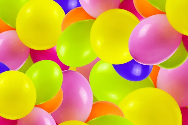 Kleurrijke ballonnen achtergrond — Stockfoto
