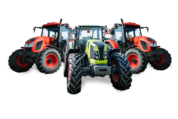Moderní zemědělské traktory — Stock fotografie