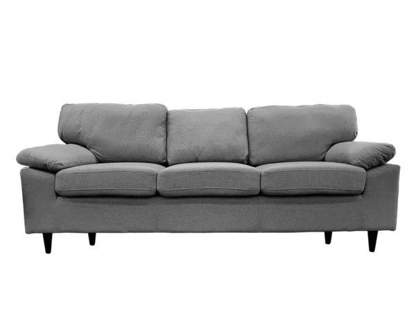 Sofá gris moderno —  Fotos de Stock