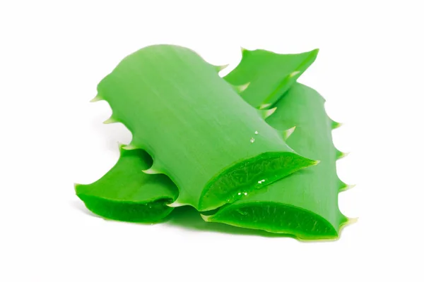 Scheiben von Aloe Vera Blättern — Stockfoto
