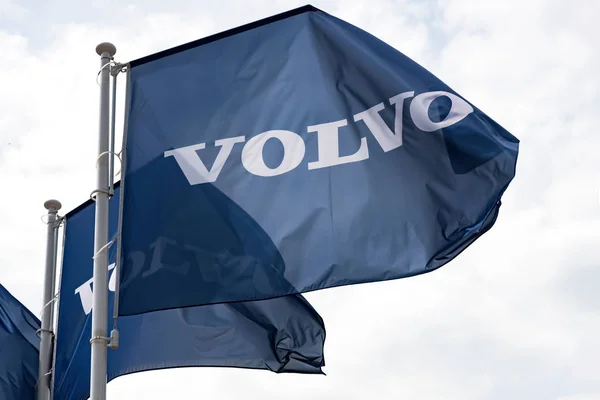Flagi handlowe Volvo — Zdjęcie stockowe