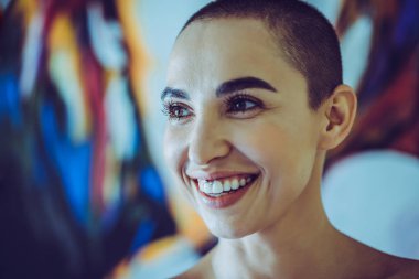 şehvetli genç kadın