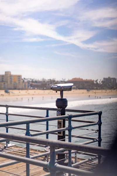 Santa Monica Pier Kaliforniya — Stok fotoğraf