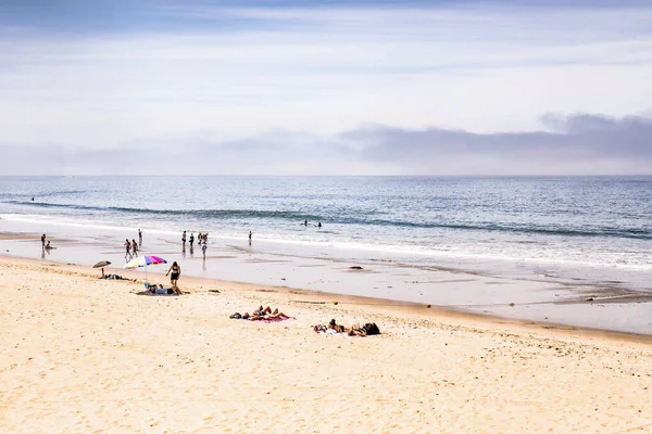 Санта Моніка Міський Пляж Вихідні Санта Моніці Тло Вид — стокове фото