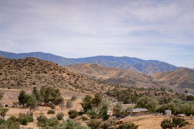 arka plan, Amerika 'da seyahat, doğa ve yollara bakış, Orta Kaliforniya.