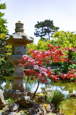 Altın Kapı Parkı 'ndaki Japon Çay Bahçesi.