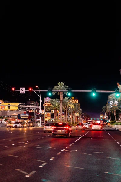 Usa Las Vegas Night Streets Las Vegas Lights — Stock Photo, Image