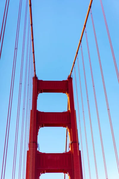 Golden Gate Bridge, suspension bridge over the Golden Gate Strait. San Francisco