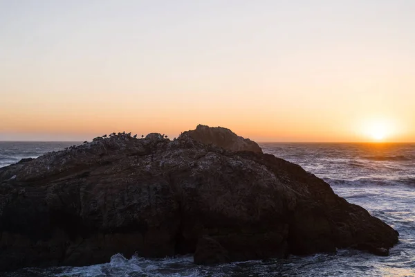 Sunset Ocean Point Lobos San Francisco California Beaches Usa — Stock Photo, Image