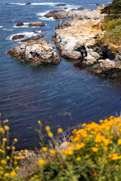 Carmel Highlands California Ocean Nature Background — Stock Photo, Image
