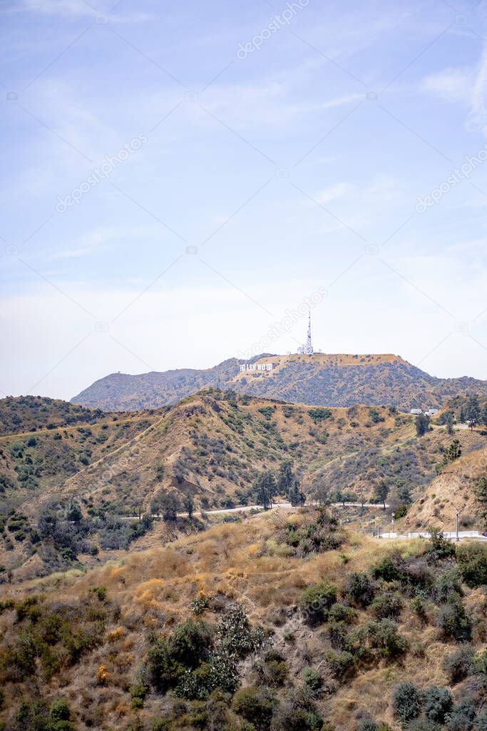 Hollywood Hills in Los Angeles, California