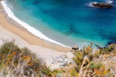 Kaliforniya, Big Sur 'da manzara manzarası harika., 