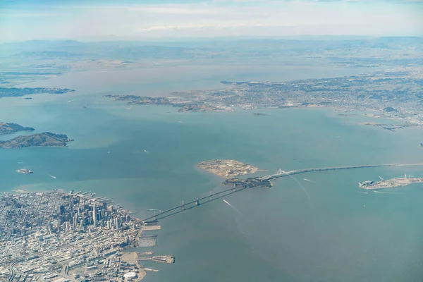 Панорамний Вид Сан Франциско Порталу Літака — стокове фото