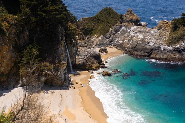 Beautiful Landscape Bay View Background Atbig Sur California — Stock Photo, Image