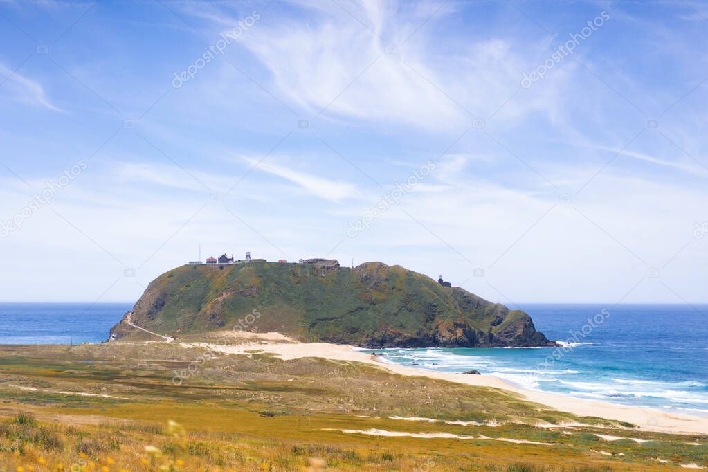 Carmel Highlands, California. ocean and nature background