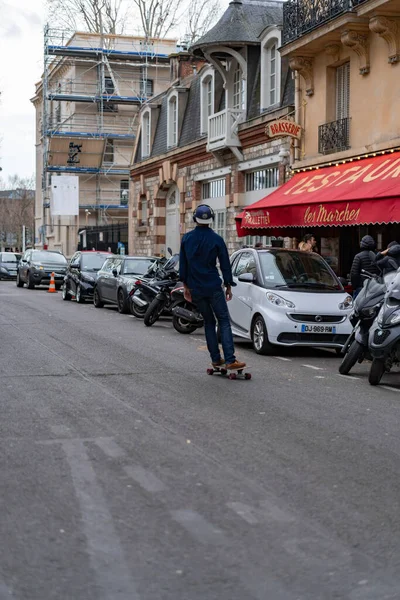 Straßenfotos Orte Menschen Frankreich Paris März 2020 — Stockfoto