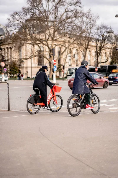 Gatufoton Platser Människor Frankrike Paris Mars 2020 — Stockfoto