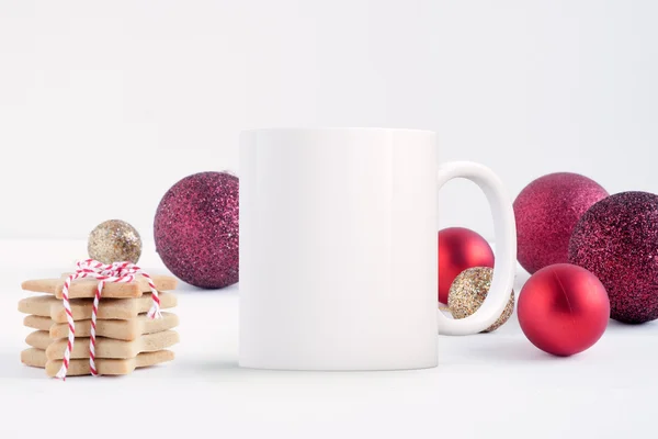 Mockup Styled Stock Product Image, white mug that you can add your custom design/quote to. — Stock Photo, Image