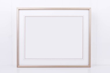 Stok fotoğraf peyzaj altın çerçeve ile tarz mockup