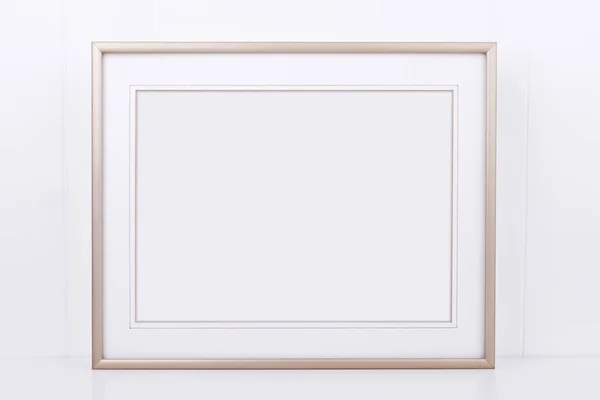 Stok fotoğraf peyzaj altın çerçeve ile tarz mockup