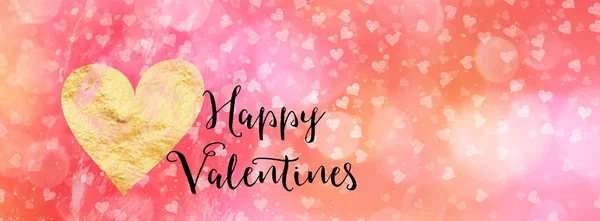 Valentines sociale media header banner met citaat — Stockfoto