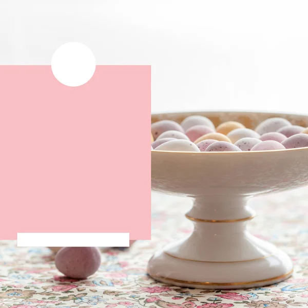 Square social media Easter template