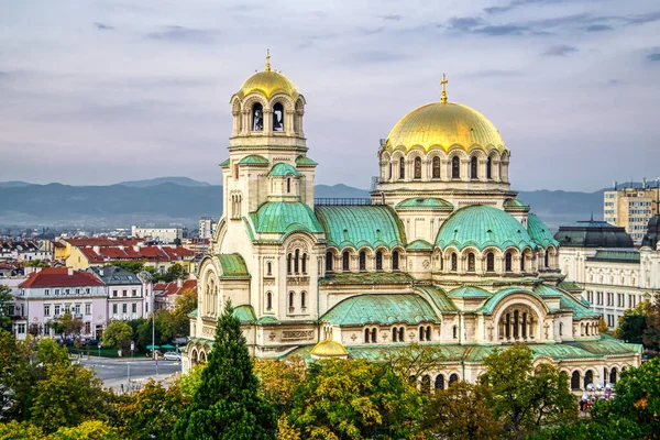 Katedra Aleksandra Newskiego, sofia. Obraz Stockowy