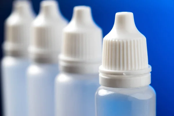 Medical bottles for samples, medication, fluids — Stock Photo, Image