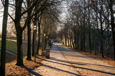 Bir cadde üzerinden aşağı görünürlük